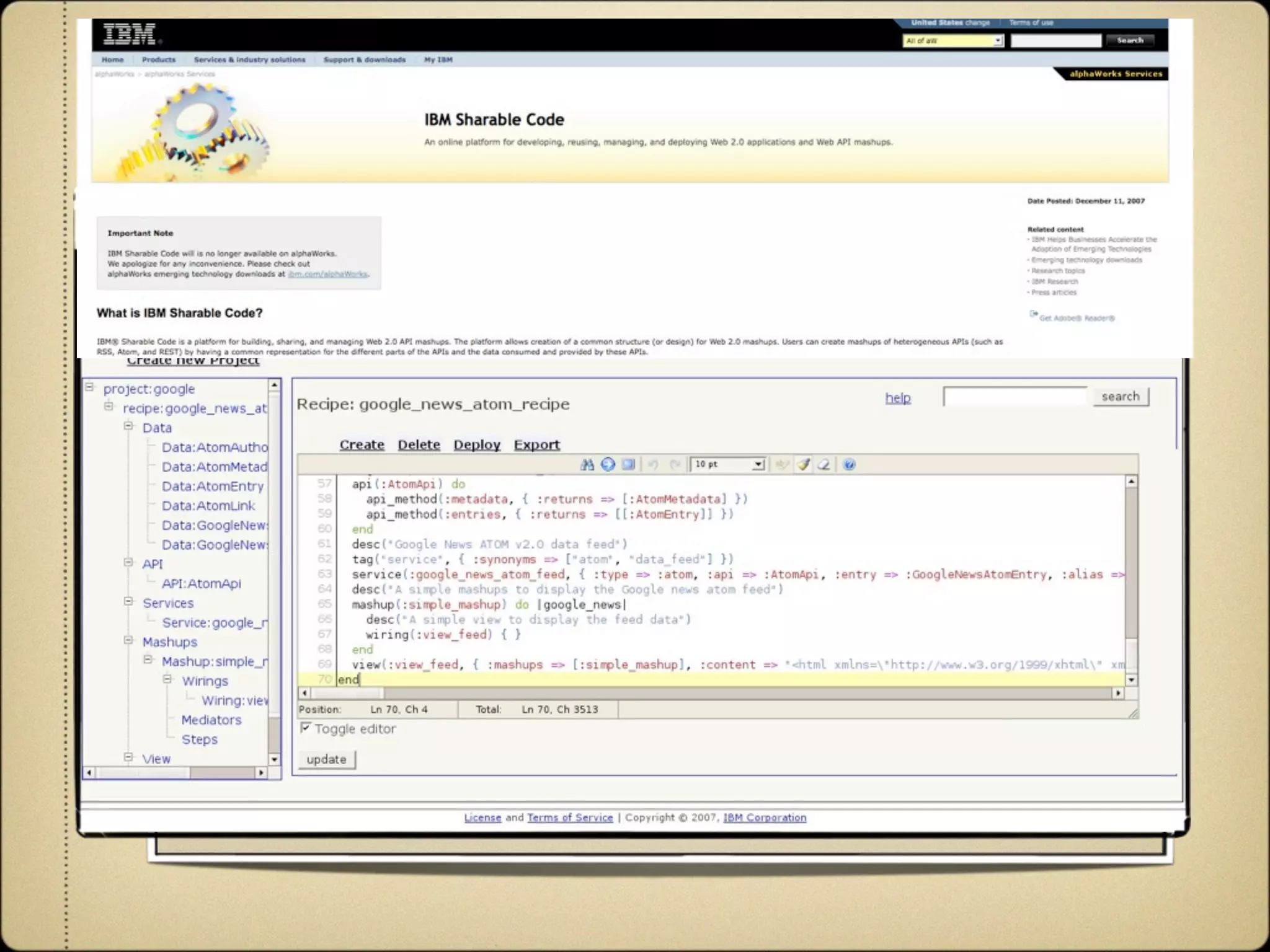 Agile and Dynamic Semantic Services Environment
