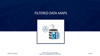ODTUG • KScope18
Why Groovy is Game Changing
Wed, Jun 13, 2018 (03:30 PM - 04:30 PM) Slide 47
FILTERED DATA MAPS
 