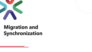 Migration and
Synchronization
 