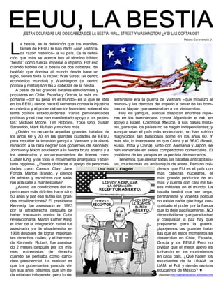 ¡ESTÁN OCUPADAS LAS DOS CABEZAS DE LA BESTIA: WALL STREET Y WASHINGTON! ¿Y SI LAS CORTAMOS?
                              ...