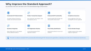 Vat Interface KGT SAP Add-on for Enhanced VAT Determination and Compliance | PDF