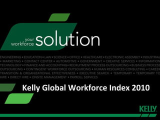 Kelly Global Workforce Index 2010 