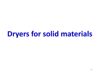 Dryers for solid materials
18
 