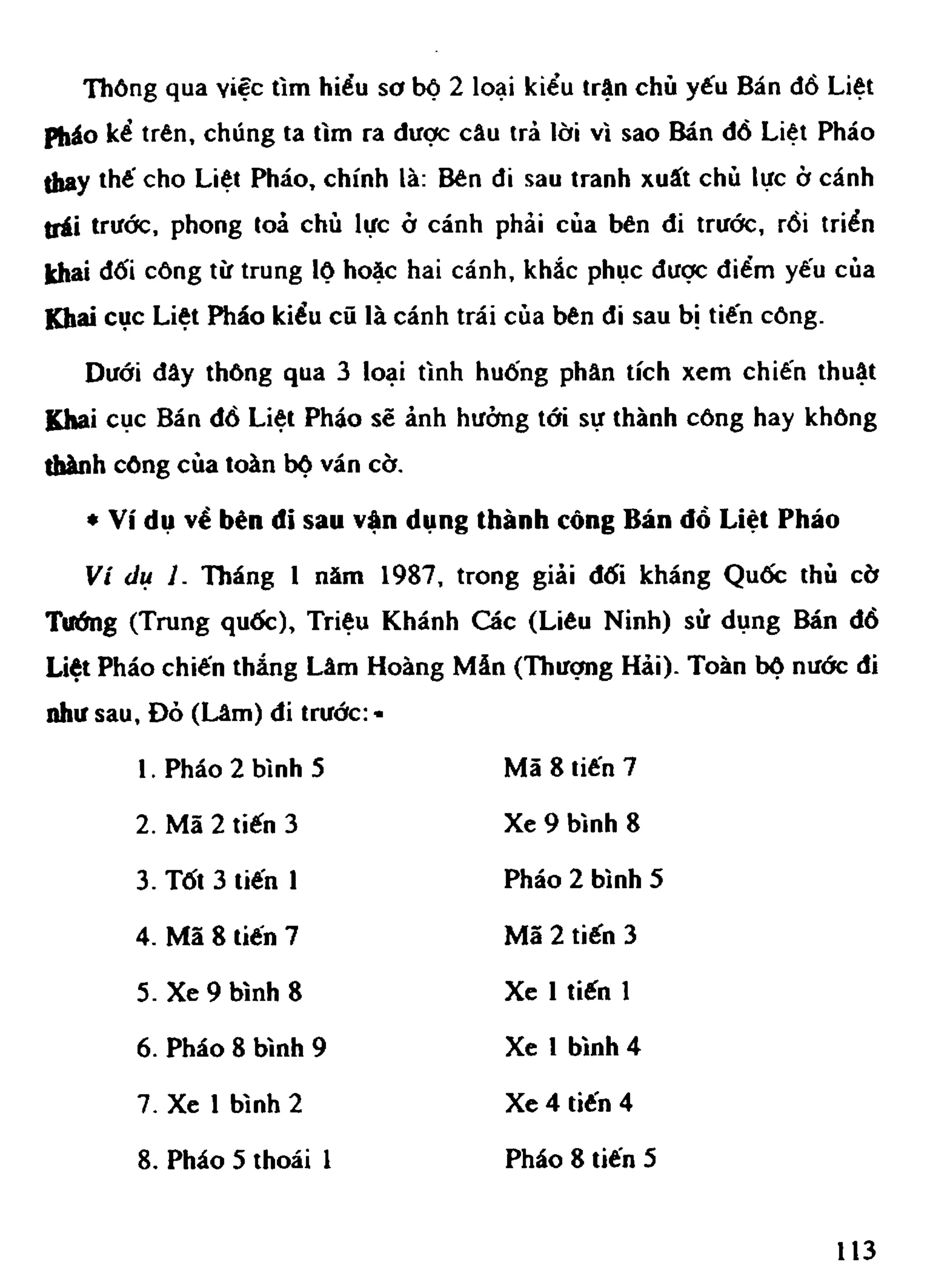Cờ Tướng - Khái niệm về cờ tướng khai cuộc