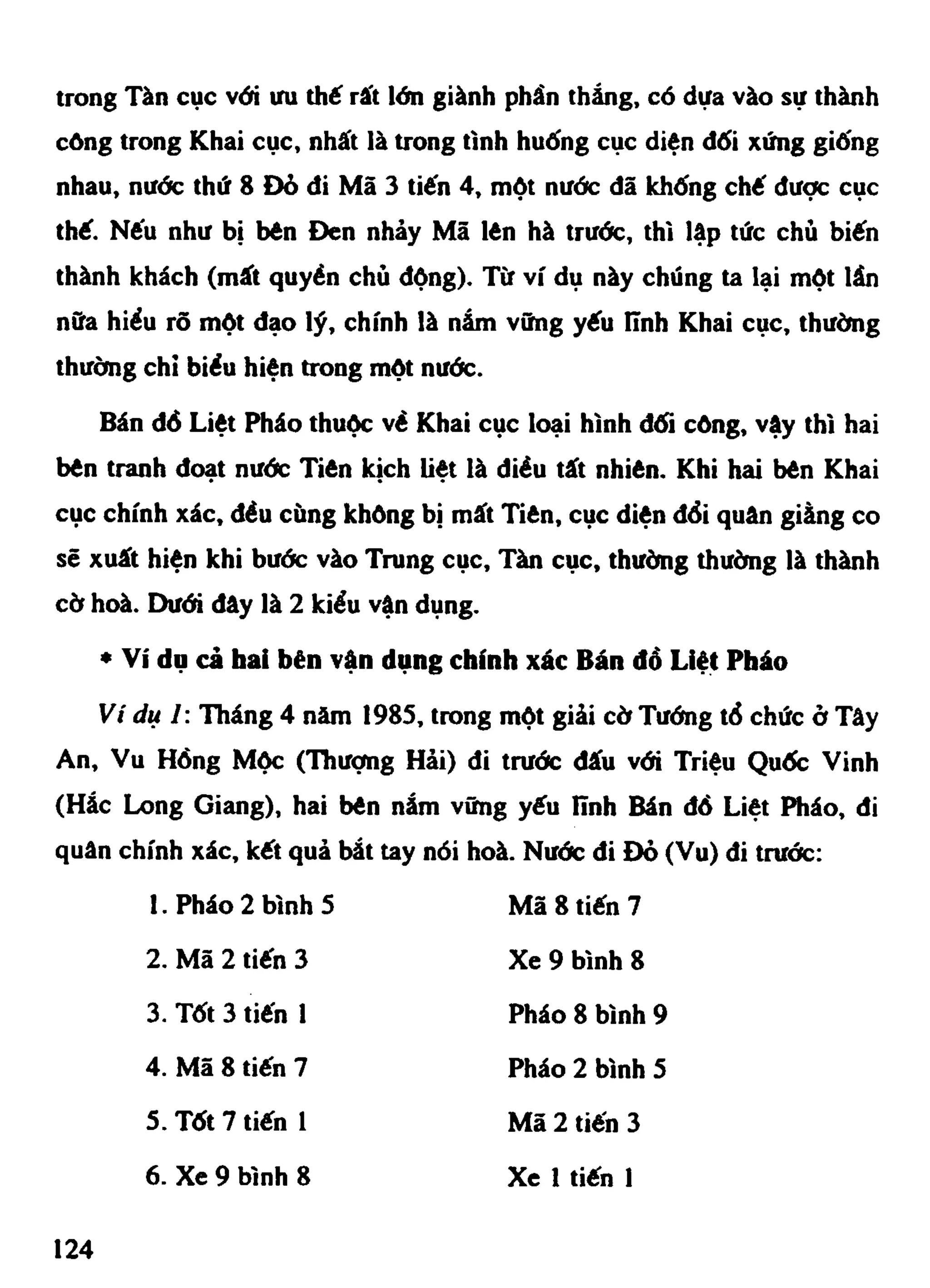 Cờ Tướng - Khái niệm về cờ tướng khai cuộc