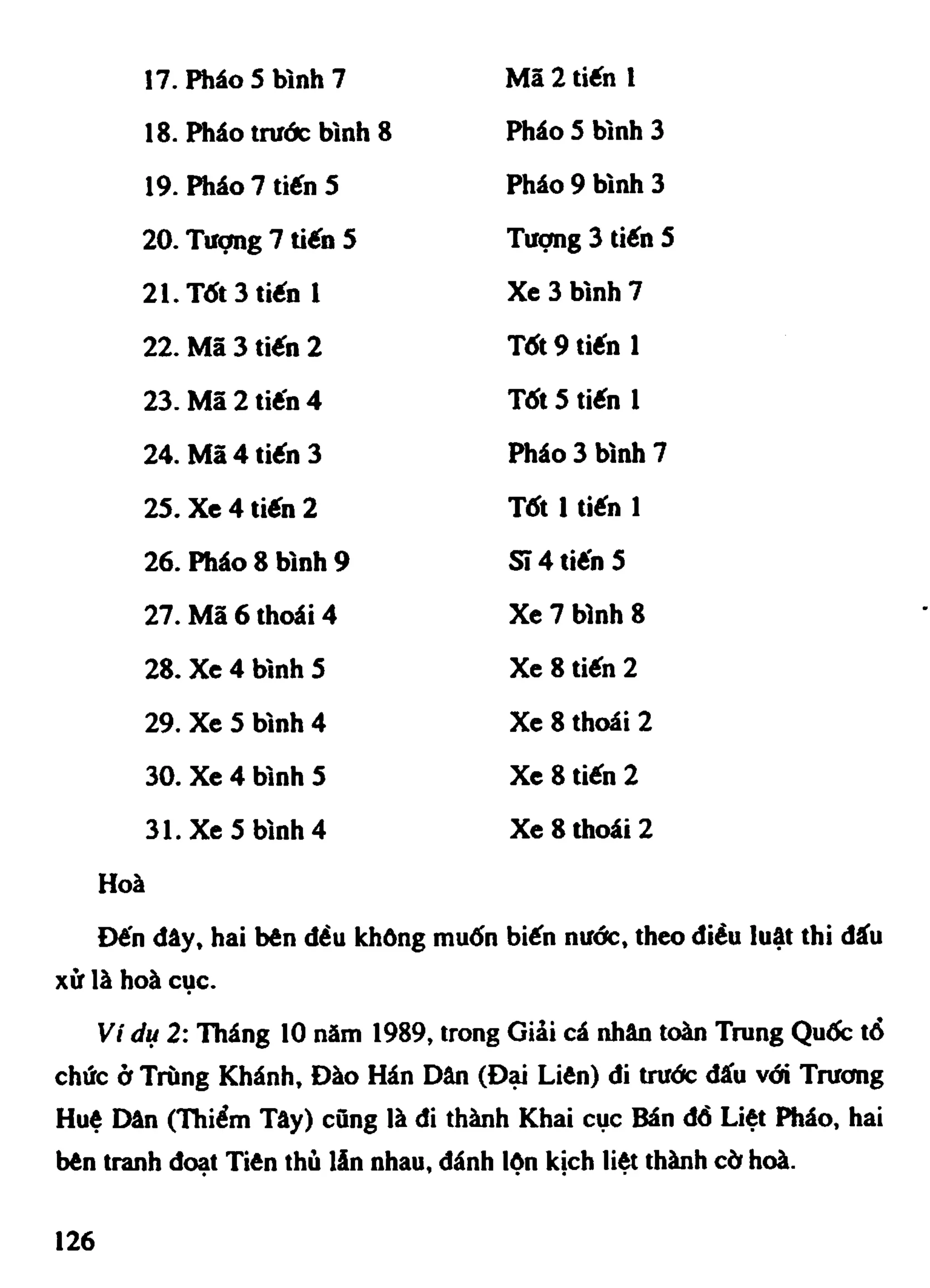 Cờ Tướng - Khái niệm về cờ tướng khai cuộc