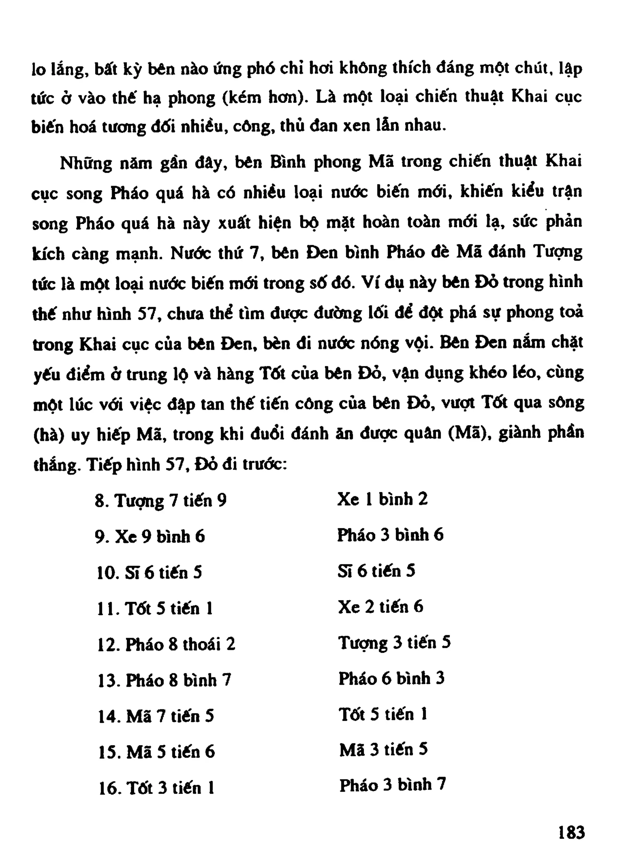Cờ Tướng - Khái niệm về cờ tướng khai cuộc