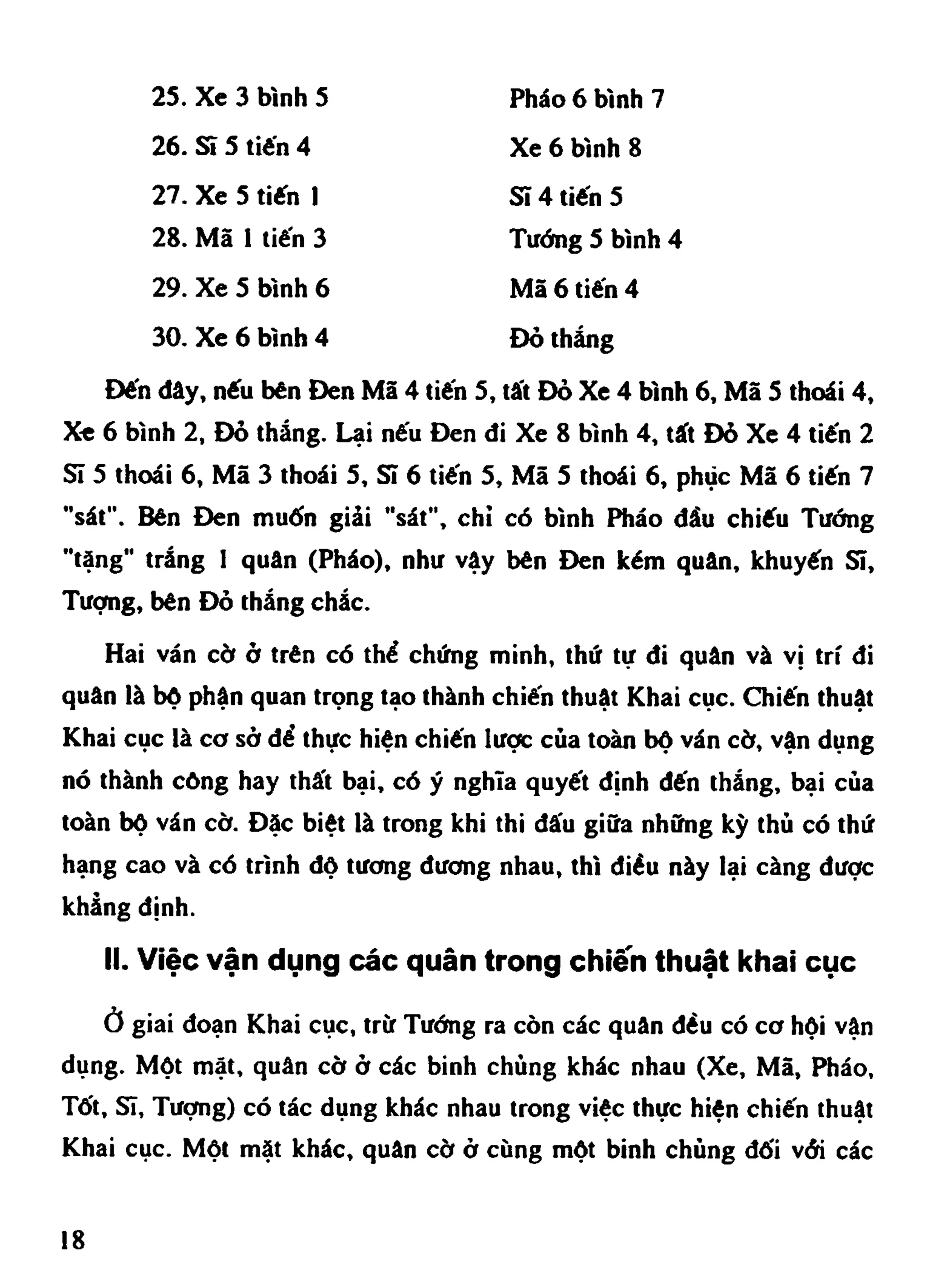 Cờ Tướng - Khái niệm về cờ tướng khai cuộc