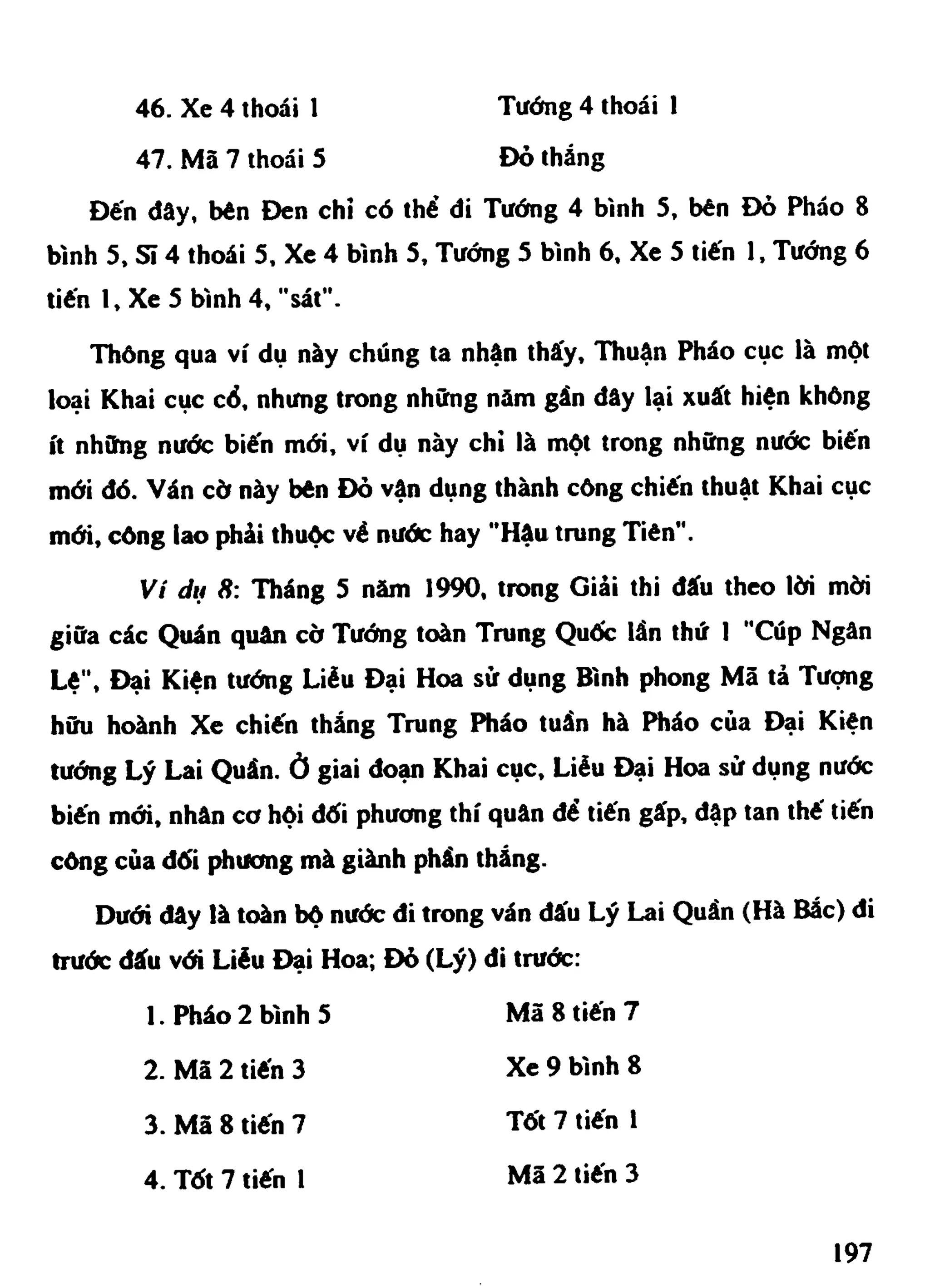 Cờ Tướng - Khái niệm về cờ tướng khai cuộc