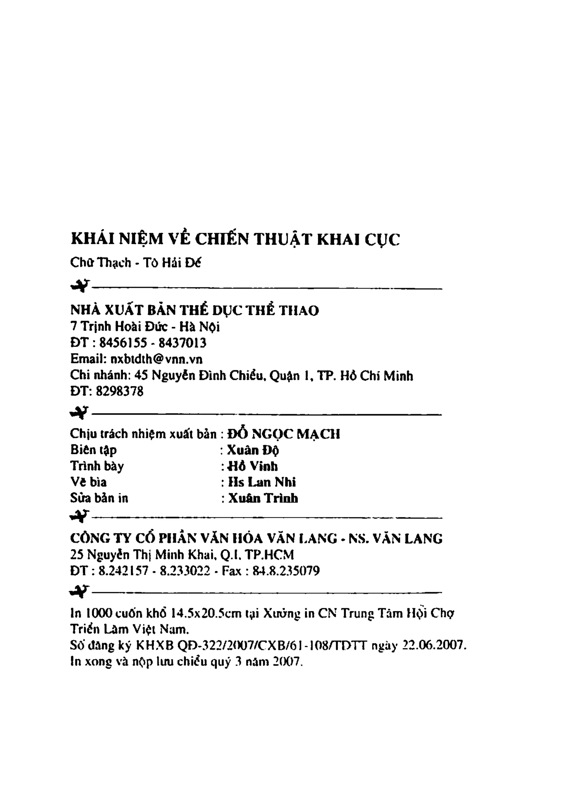 Cờ Tướng - Khái niệm về cờ tướng khai cuộc