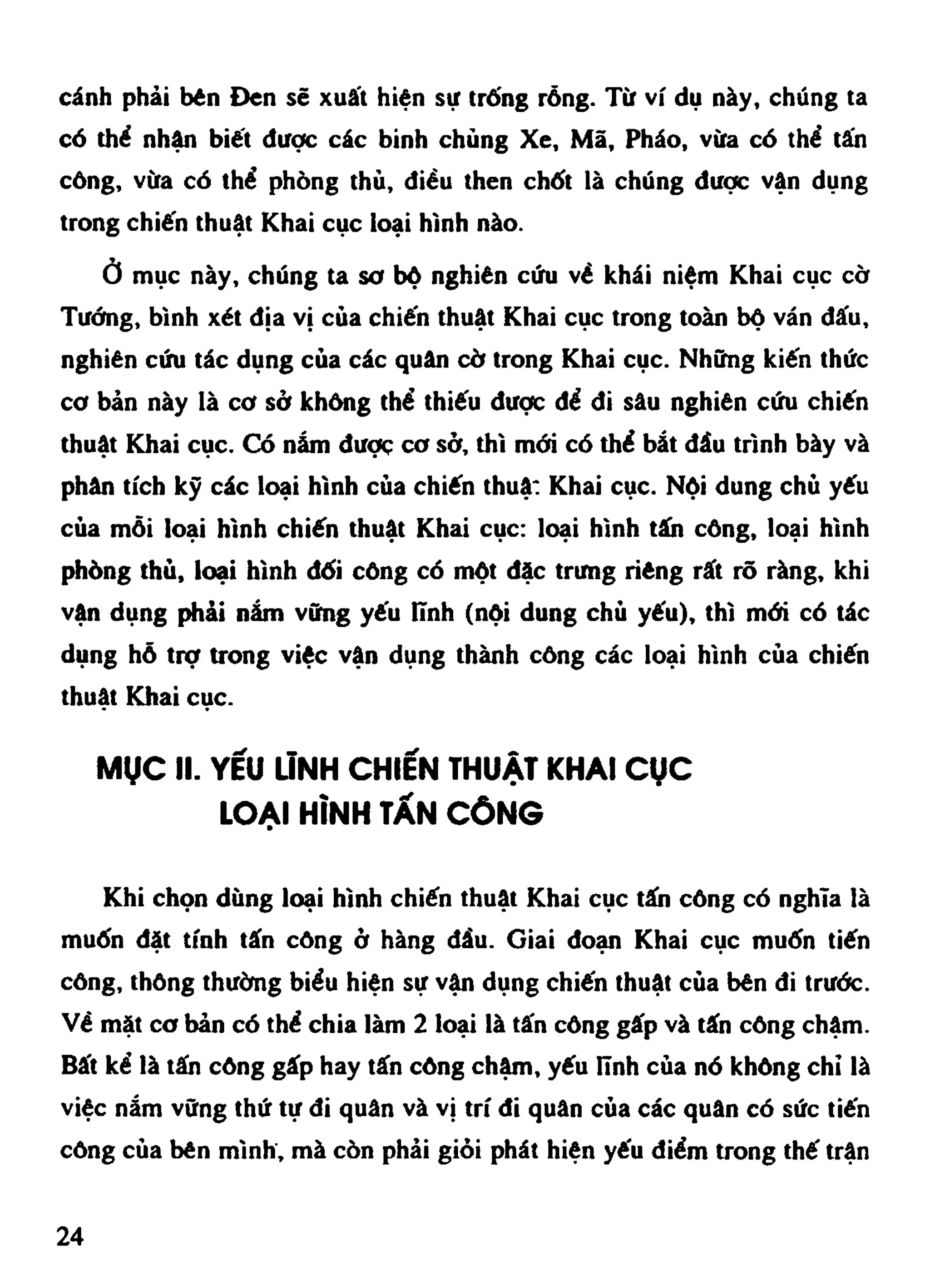 Cờ Tướng - Khái niệm về cờ tướng khai cuộc