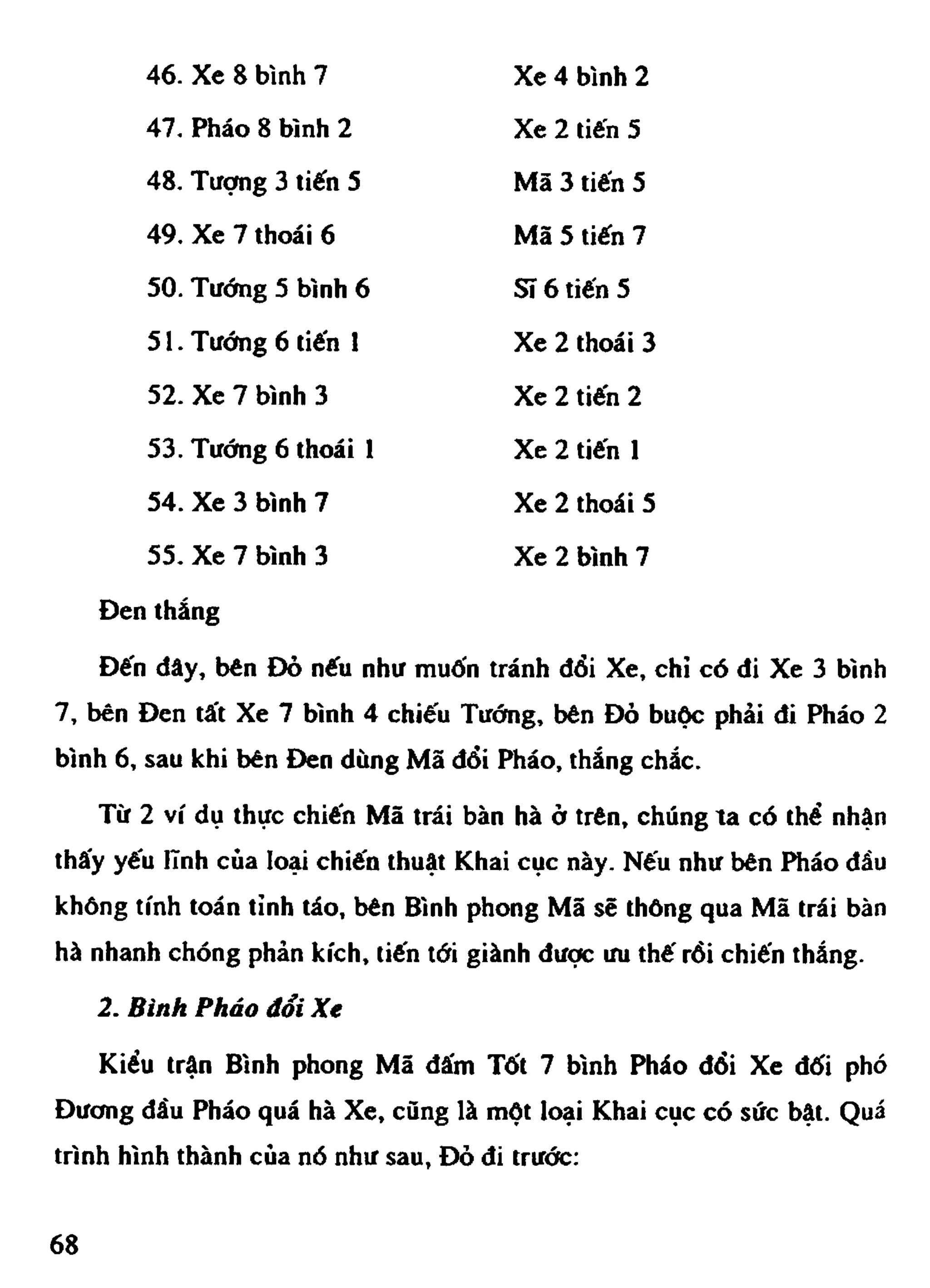 Cờ Tướng - Khái niệm về cờ tướng khai cuộc