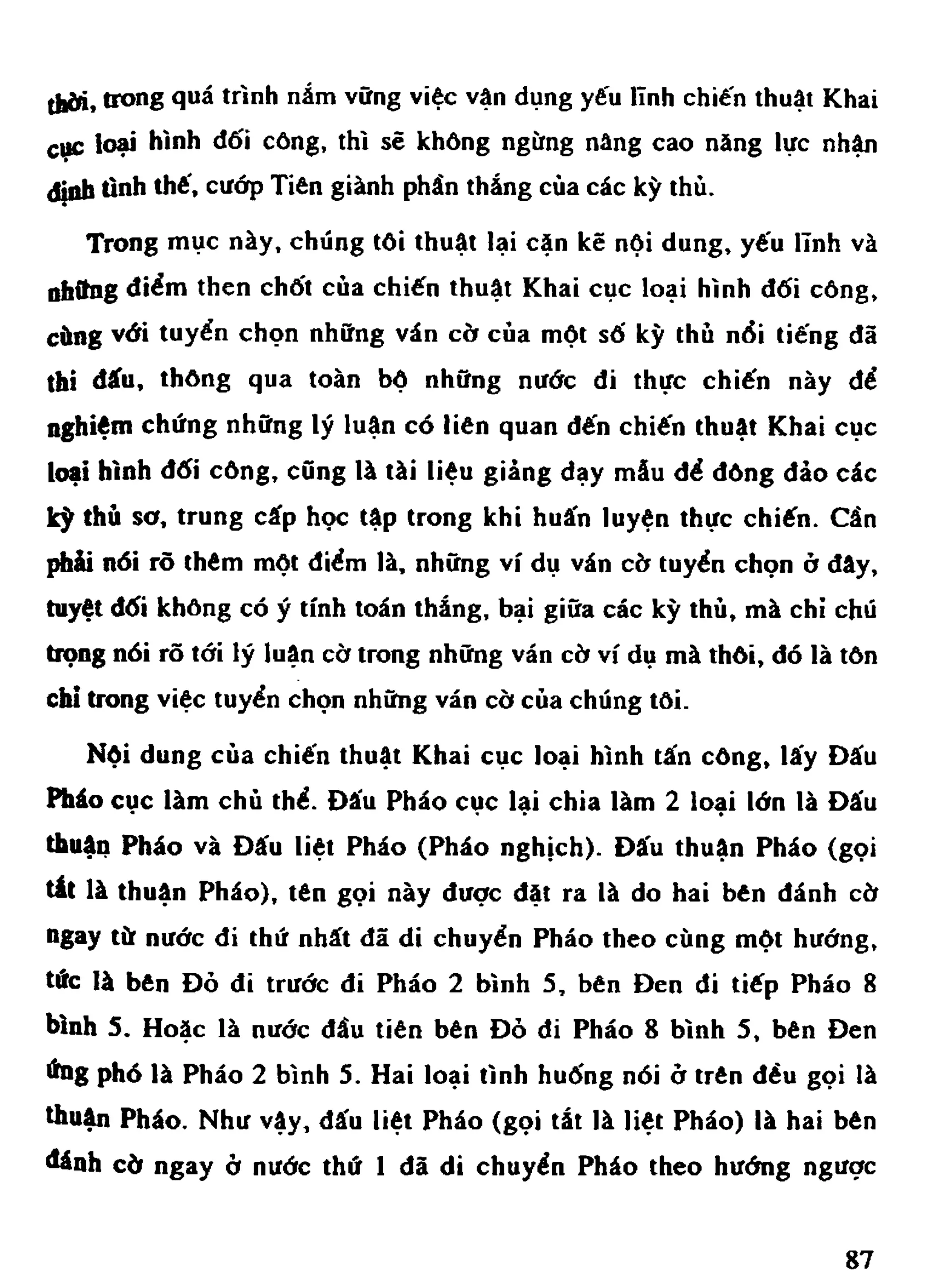 Cờ Tướng - Khái niệm về cờ tướng khai cuộc