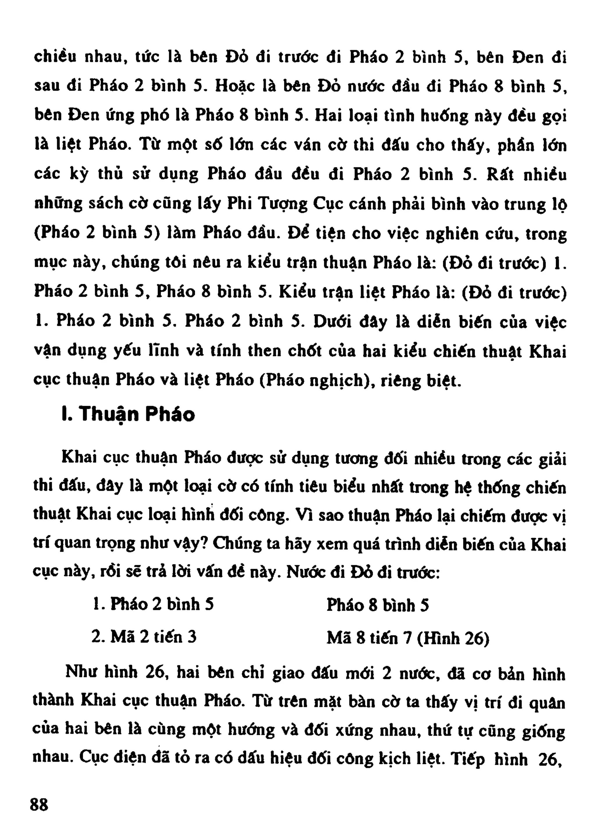 Cờ Tướng - Khái niệm về cờ tướng khai cuộc
