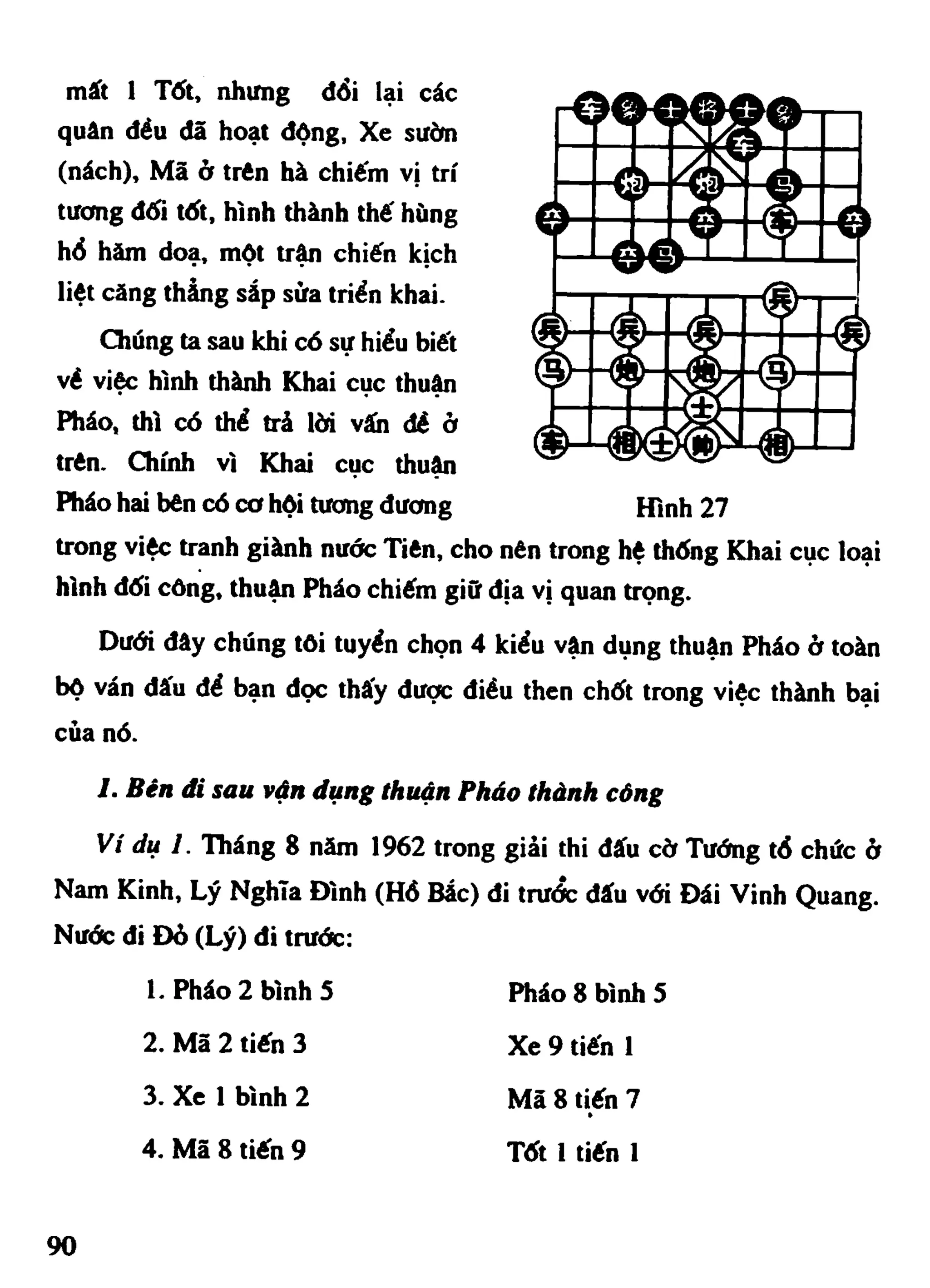 Cờ Tướng - Khái niệm về cờ tướng khai cuộc