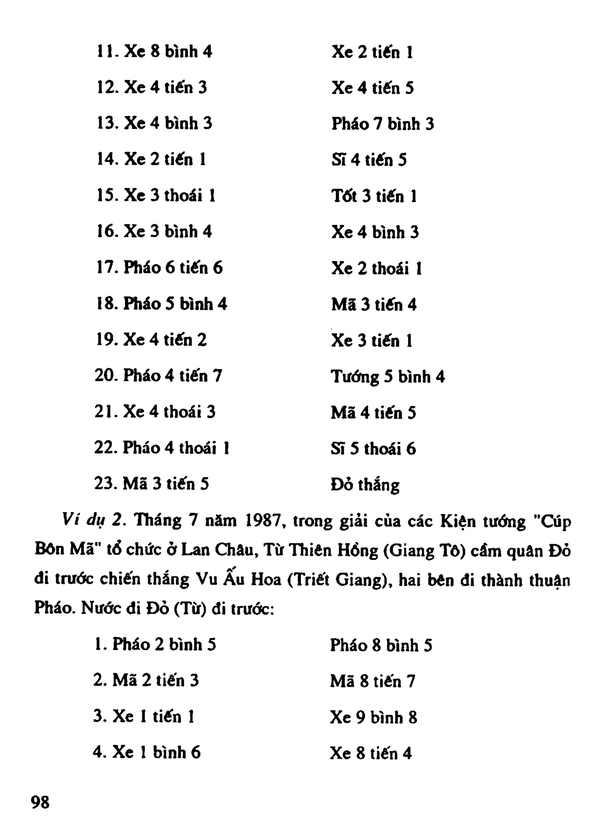 Cờ Tướng - Khái niệm về cờ tướng khai cuộc