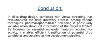 In Silico Drug Design and Pharmacophore-Based Virtual Screening ...