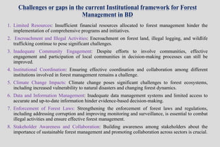 Institutional Framework of Forest Management in Bd | PPTX
