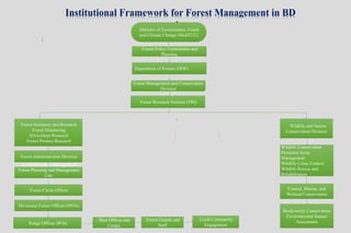 Institutional Framework of Forest Management in Bd | PPTX
