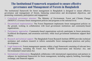 Institutional Framework of Forest Management in Bd | PPTX