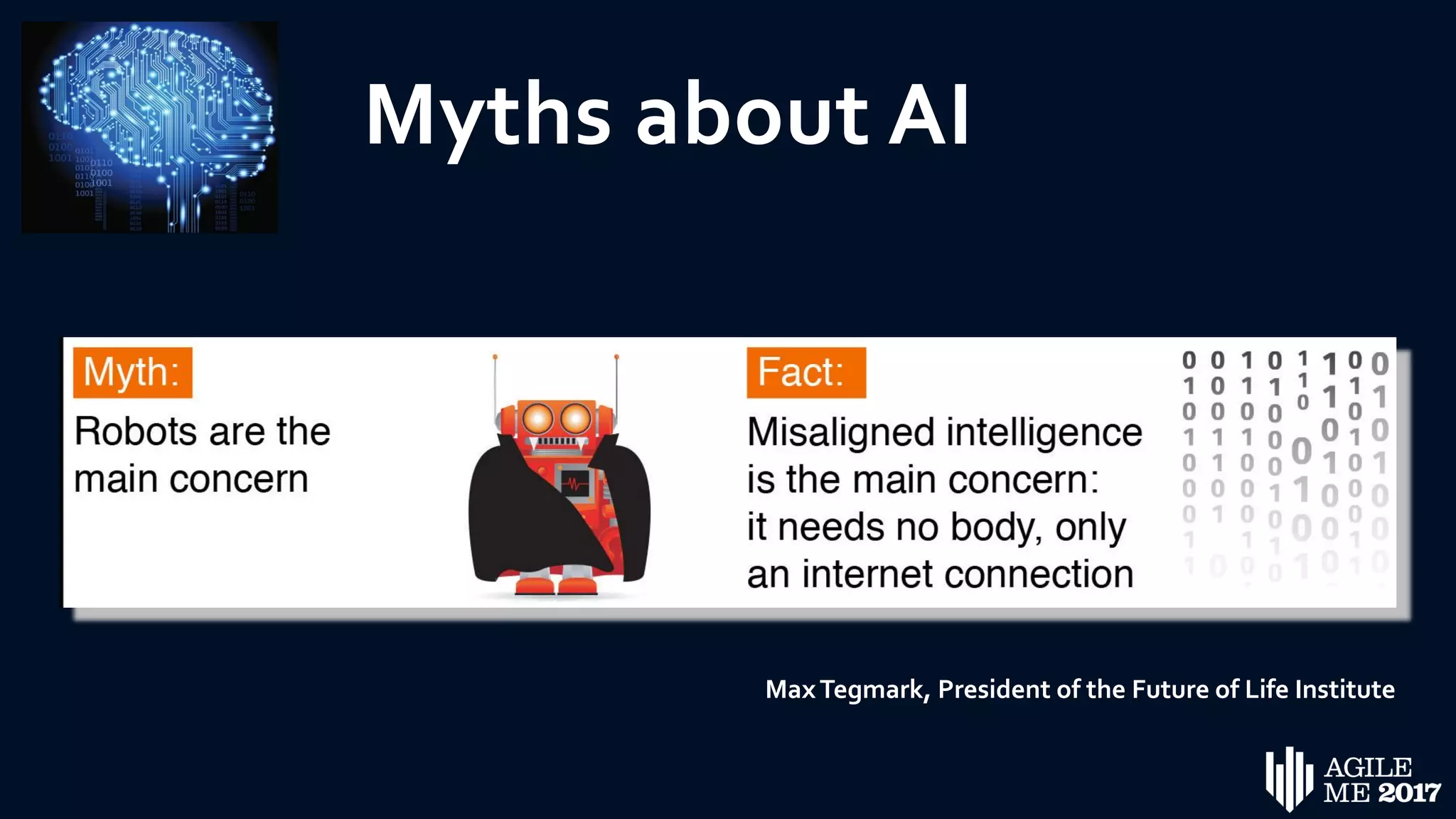 Myths about AI
MaxTegmark, President of the Future of Life Institute
 
