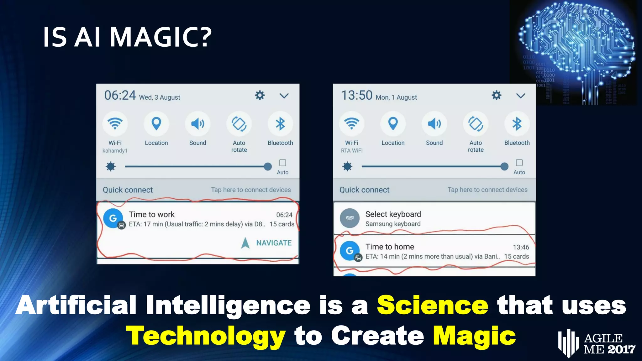 IS AI MAGIC?
Artificial Intelligence is a Science that uses
Technology to Create Magic
 