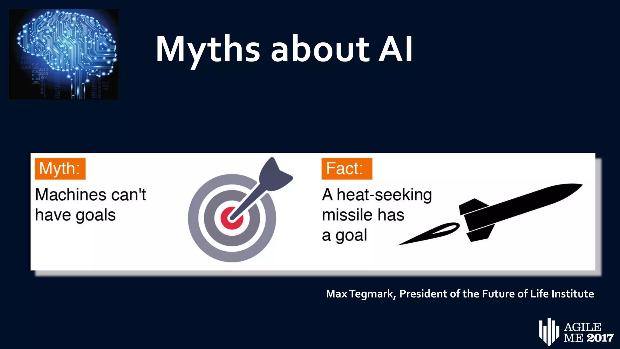 Myths about AI
MaxTegmark, President of the Future of Life Institute
 