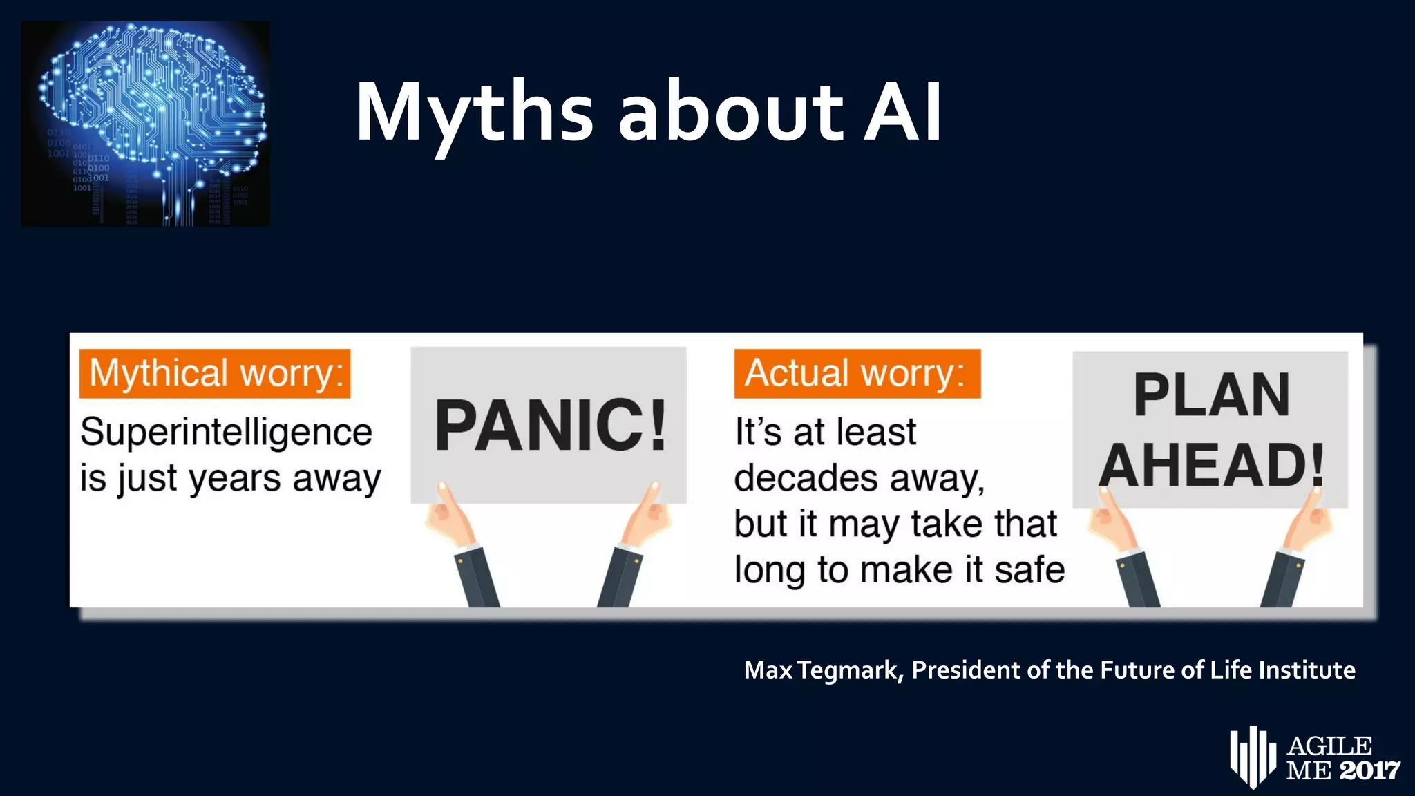 Myths about AI
MaxTegmark, President of the Future of Life Institute
 