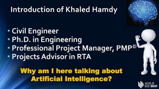 Artificial Intelligence in Project Management by Dr. Khaled A. Hamdy | PDF