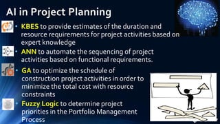 Artificial Intelligence in Project Management by Dr. Khaled A. Hamdy | PDF