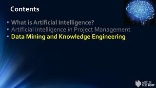 Artificial Intelligence in Project Management by Dr. Khaled A. Hamdy | PDF