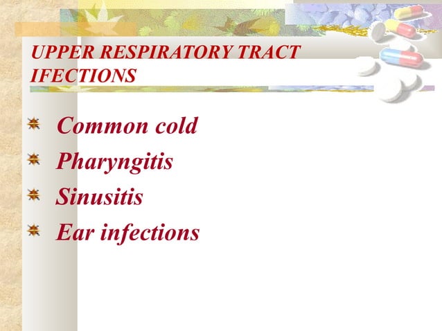 Upper respiratory infections in children 2015 | PPT