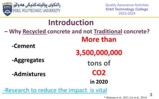 Sustainable Self-Compacted Concrete with recycled aggregates | PDF