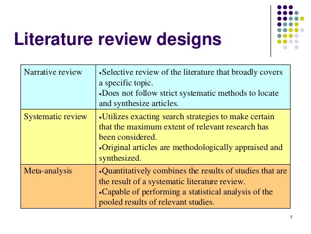 literature review psychology examples