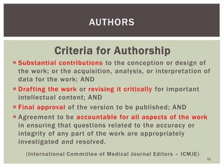How to write a journal article | PPTX