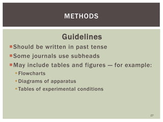 Subsitute Journal Examples How to write a journal article | PPTX