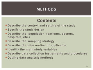 How to write a journal article