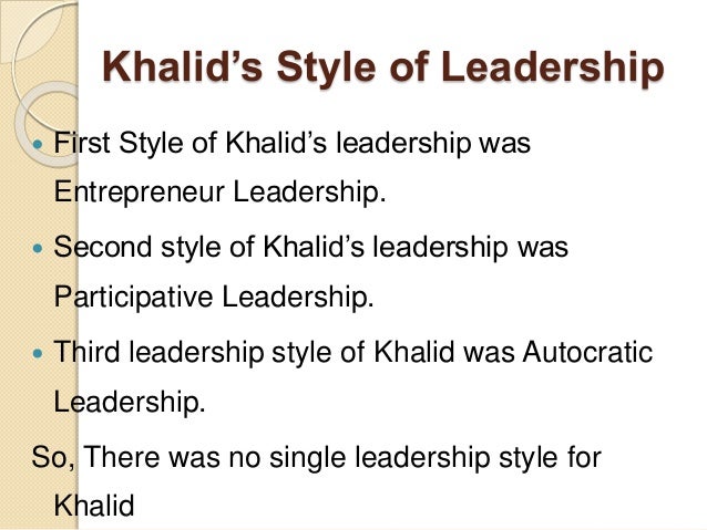 Khalid Ibn Al Walid R A