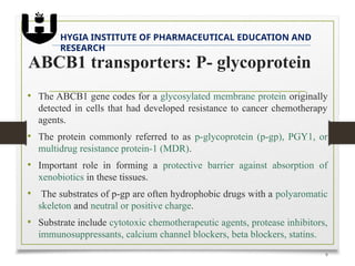 GENETIC VARIATION IN DRUG TRANSPORTERS.pptx