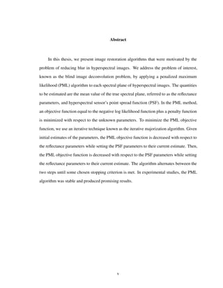 Blind Image Deconvolution