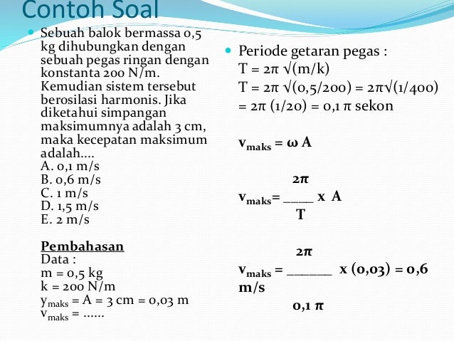 Gerak Harmonis Sederhana