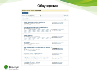 Обсуждения
 
