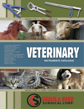 Khalil & Sons Veterinary Instruments Catalogue 