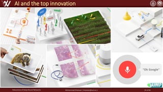 Robustness of Deep Neural Networks Mohammad Khalooei | khalooei@aut.ac.ir
AI and the top innovation
24 of 84
 