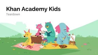 Khan Academy Kids
Teardown
 