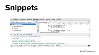 Andrii VandakurovAndrii Vandakurov
Snippets
 