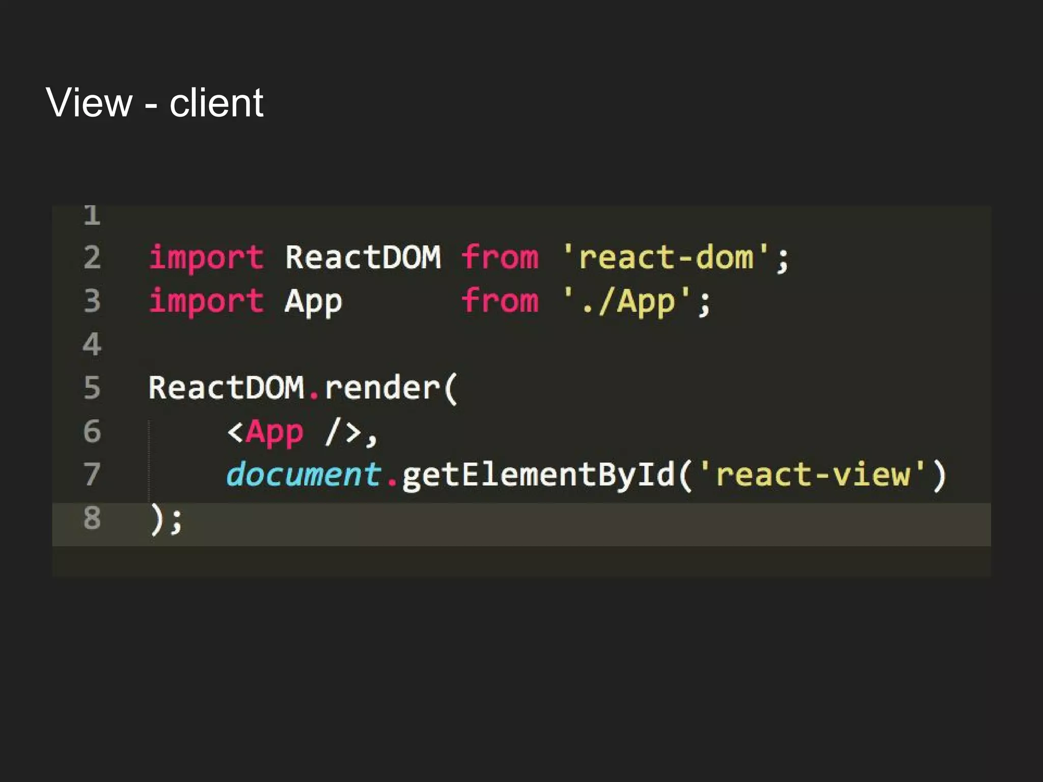 View - client 