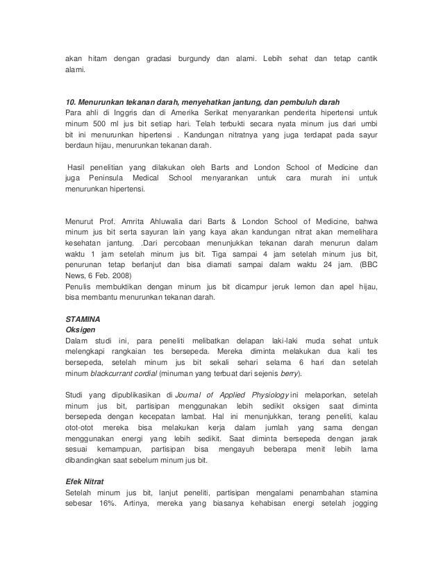 Khasiat Buah Bit