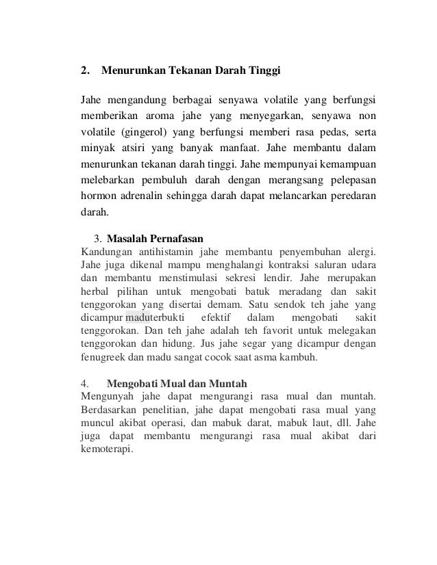 7+ Khasiat dan Manfaat Jahe yang Berperan Penting untuk Kesehatan