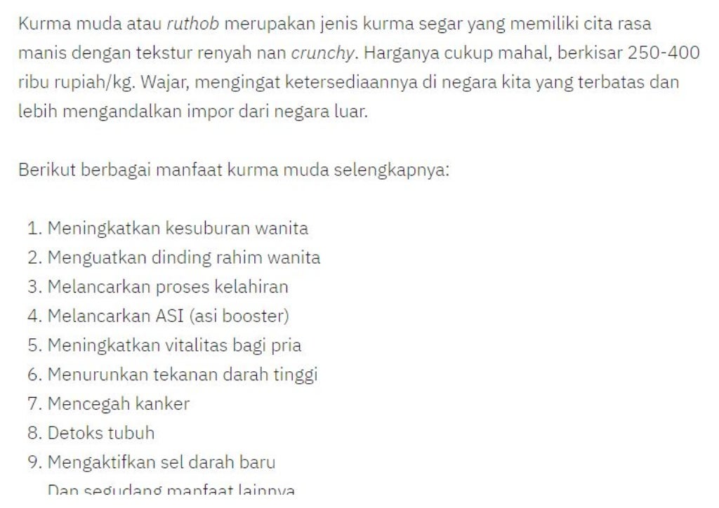 Khasiat kurma muda 08112454333 jual kurma muda kuning bandung